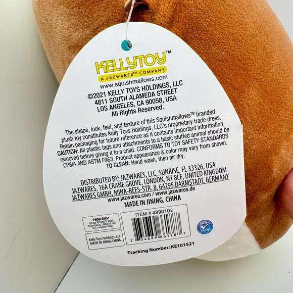 Squishmallows 8" Regina The Corgi Friend Valentines Day Plush - Picture 6 of 10